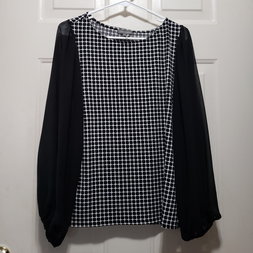 Vince camuto long sleeve top